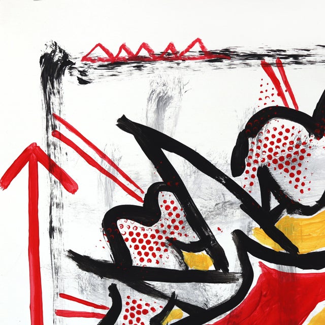 2020s Boom Market - Original Pop Street Art Acrylic Painting on Cardstock by Gary John For Sale - Image 5 of 6