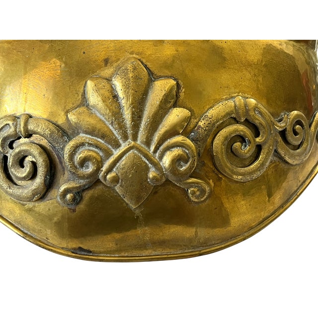 Mid 20th Century Roman Style Life-Size Brass Cuirass Wall Sculpture With Medusa Relief For Sale - Image 9 of 14