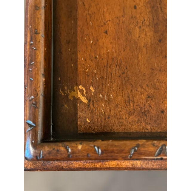 Vintage Payne Street Imports English Etagere Tiered Server, Solid Wood, Brass Casters For Sale - Image 10 of 12