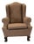 Art Deco Brown Lounge Chair, 1920 For Sale