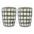 1960s Pair of Mid-Century Modern Glass Wall Lights/Sconces From Limburg, Germany For Sale