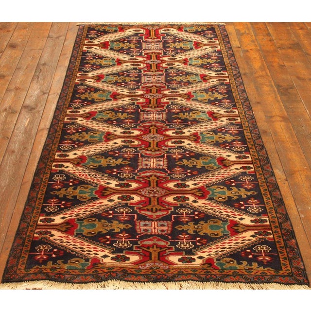 Middle Eastern Hand-Knotted Rug For Sale - Image 11 of 12