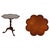 Antique Style Tilt Top Wine Side Table with Piecrust Top For Sale - Image 16 of 16