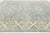 Contemporary Hand-Knotted Wool Oushak Style Area Rug in Sky Blue and Ivory For Sale - Image 4 of 12
