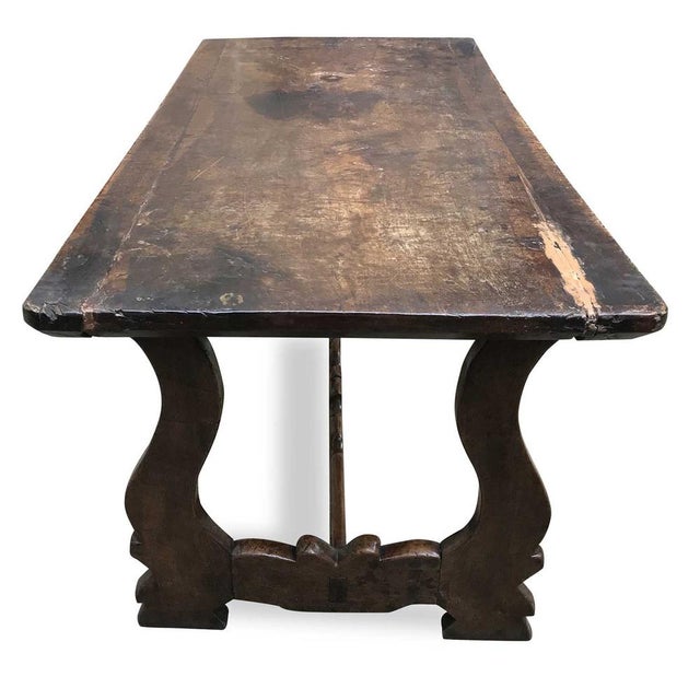 Walnut Refectory Table, 1700s For Sale - Image 5 of 6