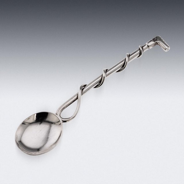 Antique 20th Century English Silver Novelty Jockey Condiment Set, 1908, Set of 6 For Sale - Image 11 of 18