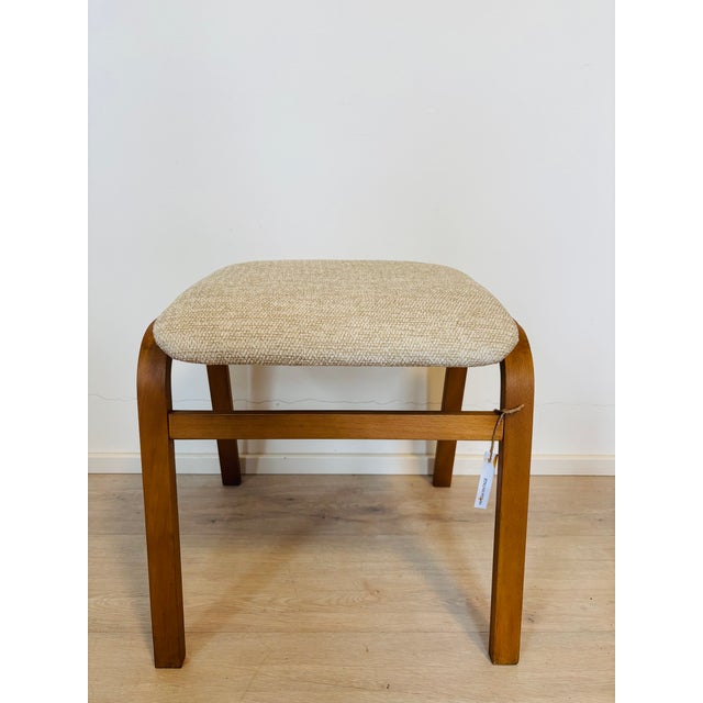 Vintage Ottoman by Ludvik Volak for Ton, Former Czechoslovakia, 1960s For Sale - Image 3 of 12