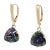 14ct Yellow Gold Mystic Topaz Drop Earrings 4.45ct 4.02g, A Pair For Sale