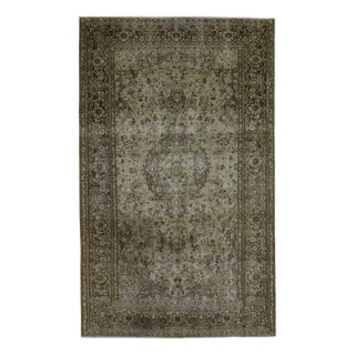 Vintage Hand-Knotted Middle Eastern Rug with Ornaments For Sale