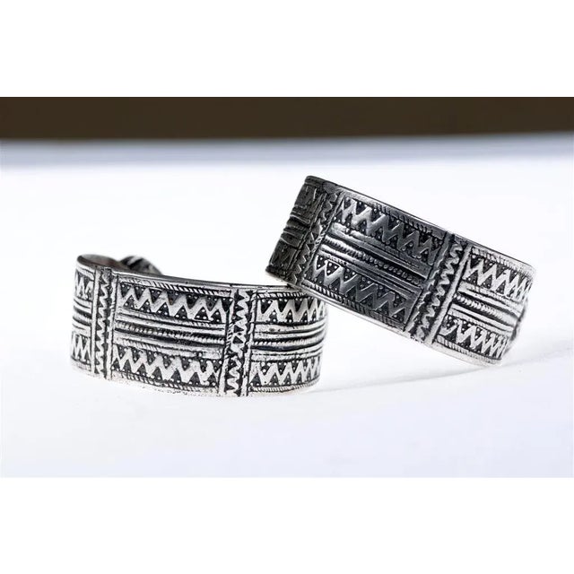 Late 20th Century Tribal Silver Tuareg Bracelet | Chairish