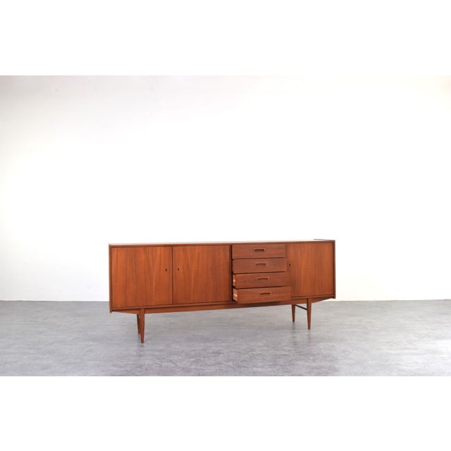 1960s Mid-Century Modern Danish Teak Sideboard, 1960s For Sale - Image 5 of 15