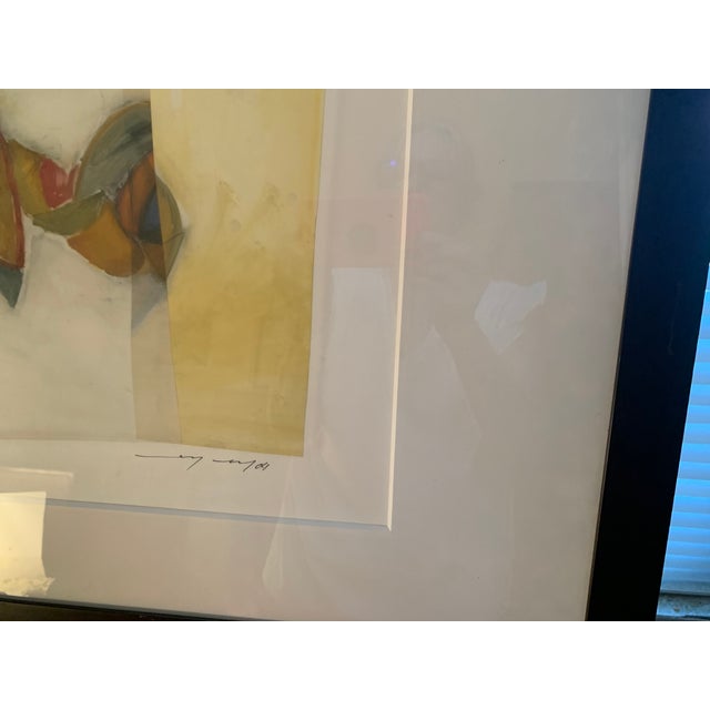 2010s Mary Mackey Artist Mixed Media Abstract Expressionist For Sale - Image 5 of 8
