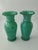 Mid-Century Modern Victorian Art Nouveau Bristol Mouth-Blown Vases, 1950s, Set of 2 For Sale - Image 3 of 7