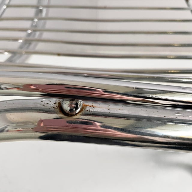Italian Modern Chairs in Steel, 1970s, Set of 6 For Sale - Image 9 of 18