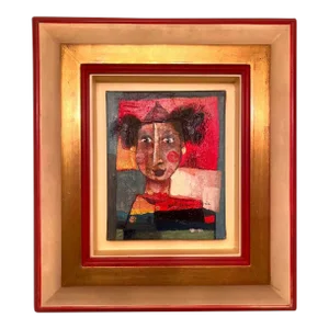 Yoel Bennarouche Original Painting ‘Le Regard De L’enfant’ (The Gaze of a Child)