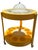Mid-Century Modern Vintage 1960s Tiara Casa Space Age Yellow & White Bar Cart / Serving Trolley, Attributed For Sale - Image 3 of 9