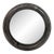 Karl Springer Style Goatskin Circular Mirror For Sale