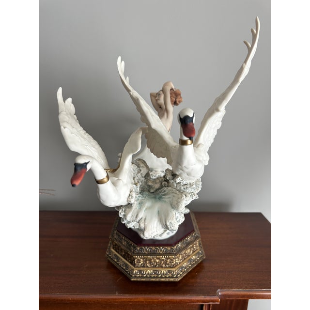 Renaissance Vintage 2000 Florence Giuseppe Armani "The Triumph of Venus" Sculpture #1530c For Sale - Image 3 of 10