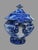 Antique Staffordshire Blue White Transferware Covered Soup Tureen Pastoral Scene For Sale - Image 9 of 9