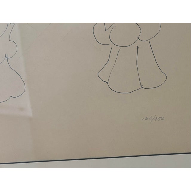 Expressionism 1941 Themes Et Variations Signed, Numbered, Matted, Framed Lithograph by Henri Matisse Still Life 2 Vases of Flowers For Sale - Image 3 of 5