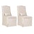 Colette Linen Slipcover Dining Chairs, Set of 2 For Sale - Image 13 of 13