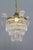 1930s French Empire Crystal Glass and Brass Chandelier, 1930s For Sale - Image 5 of 18