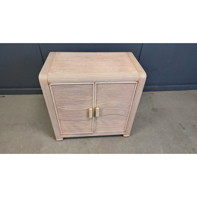 Vintage Pencil Reed Cabinet, 1970s For Sale - Image 12 of 15