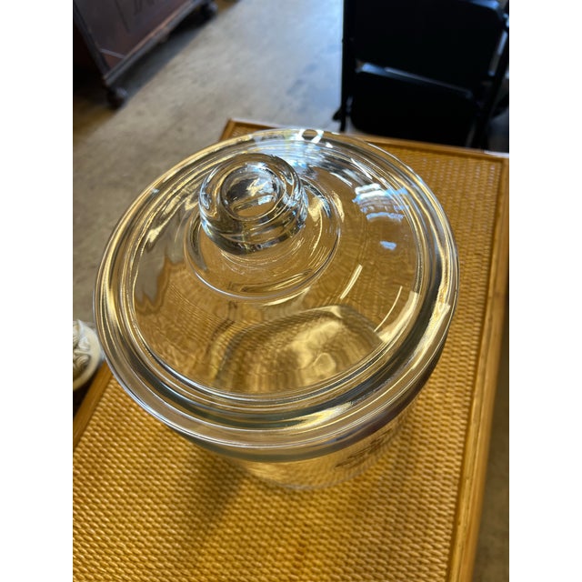 Mid-Century Modern Vintage “Cookie World” Advertising Counter Snack Glass Jar With Lid For Sale - Image 3 of 7