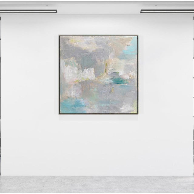 "Passing Shower" by Trixie Pitts Abstract Expressionist Oil Painting For Sale In Nashville - Image 6 of 13