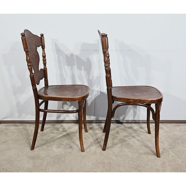 Set of N ° 67 Dining Chairs by Jacob & Josef Kohn, 1900s For Sale - Image 3 of 18