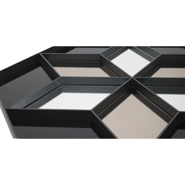 Contemporary Mosaic 100 Mirror by Alma De Luce For Sale - Image 3 of 7