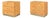 Mid-Century Modern Burl Wood and Brass Nightstands by Founders for Thomasville For Sale