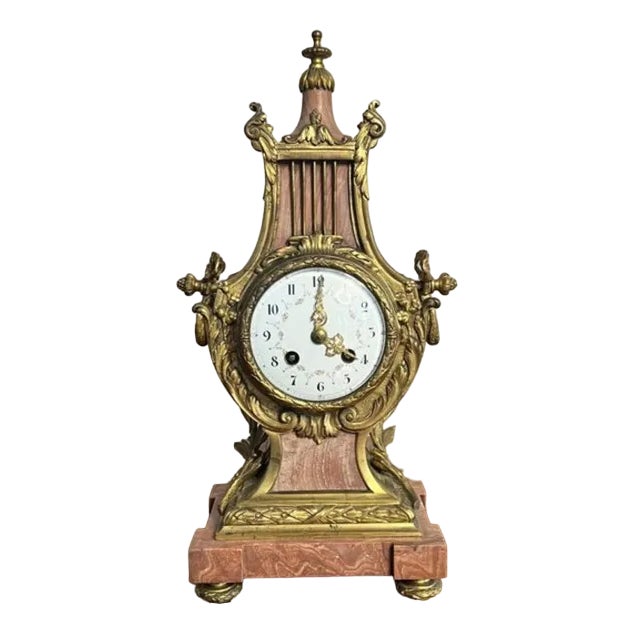 Victorian French Mantle Clock, 1880s For Sale