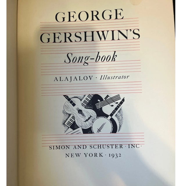 1932 George Gershwin's Song-book - 1st Trade Ed - Alajalov Illus - Large Format For Sale - Image 4 of 6