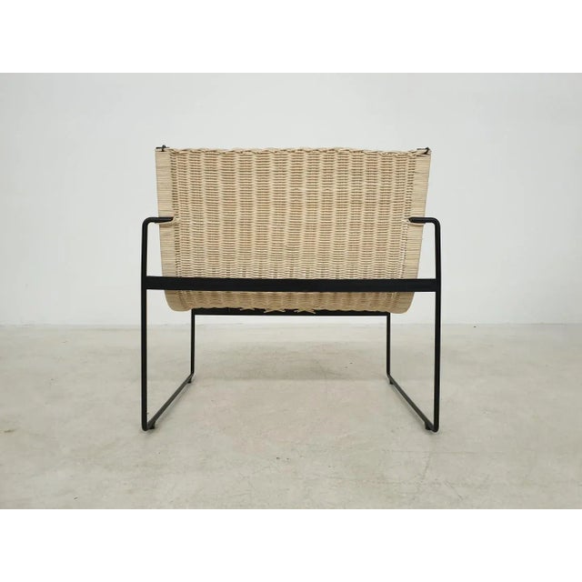 Set of Dutch Rattan Lounge Chairs by Gregorio Vicente Cortes & Luis Onsurbe for Metz and Co, 1960s For Sale - Image 6 of 12
