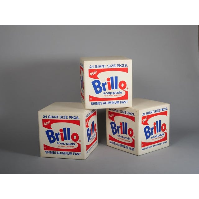 Brillo Box Pouf after Andy Warhol from Quinze & Milan, 2013 For Sale - Image 4 of 9