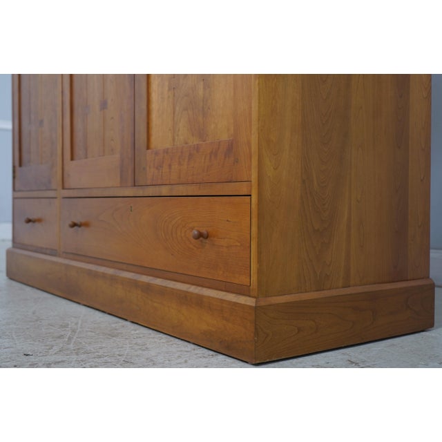 Stickley Arts & Crafts Cherry Tv Cabinet For Sale - Image 11 of 18