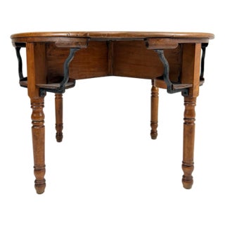 19th Century Country Sheraton Antique Game Table For Sale