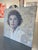 White Christina Major Oil on Canvas of Jackie O with Gold Leaf 49 x 51 2021 For Sale - Image 8 of 12