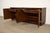 Henredon Mid-Century Modern Hollywood Regency Campaign Oak and Brass Buffet Servers or Bar Cabinets, Pair For Sale In South Bend - Image 6 of 16