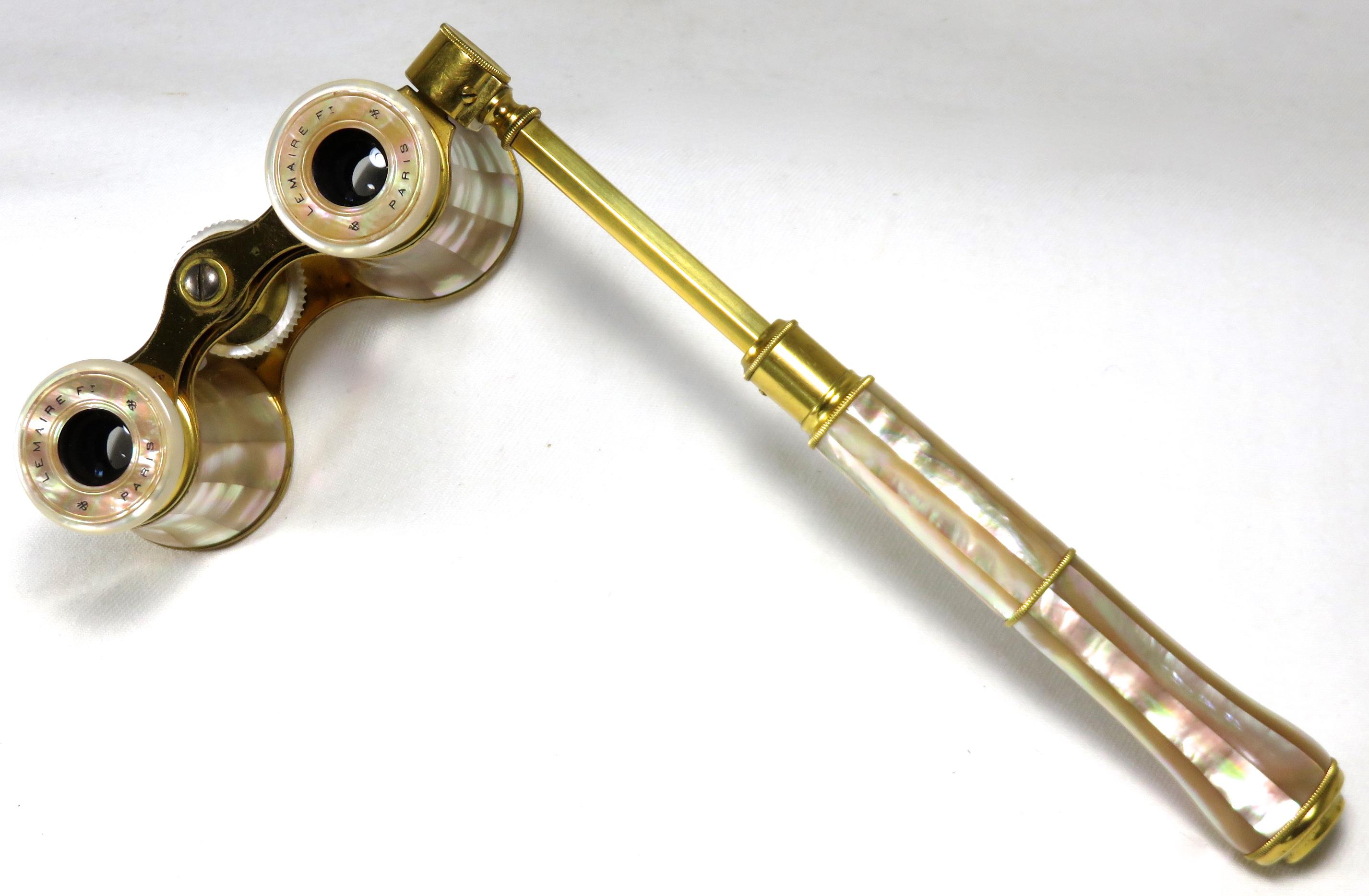 antique mother of pearl opera glasses