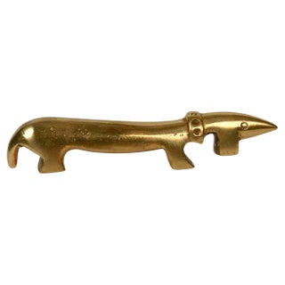 Mid-Century Dachshund Bottle Opener from Walter Bosse, 1955 For Sale