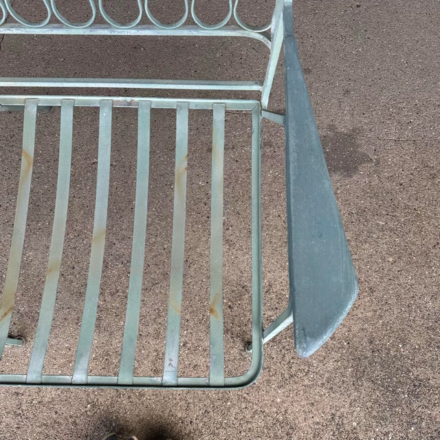 Mid-Century Modern Mid 20th Century Maurizio Tempestini Iron “Ribbon” Outdoor Patio 5-Piece Sofa for John Salterini, Attributed For Sale - Image 3 of 12