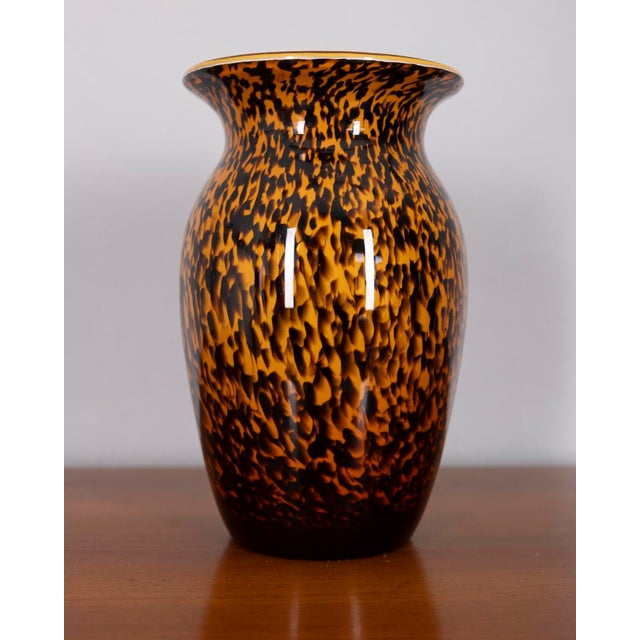 Glass Vintage Murano Blown Glass Vase, 1980s For Sale - Image 7 of 7