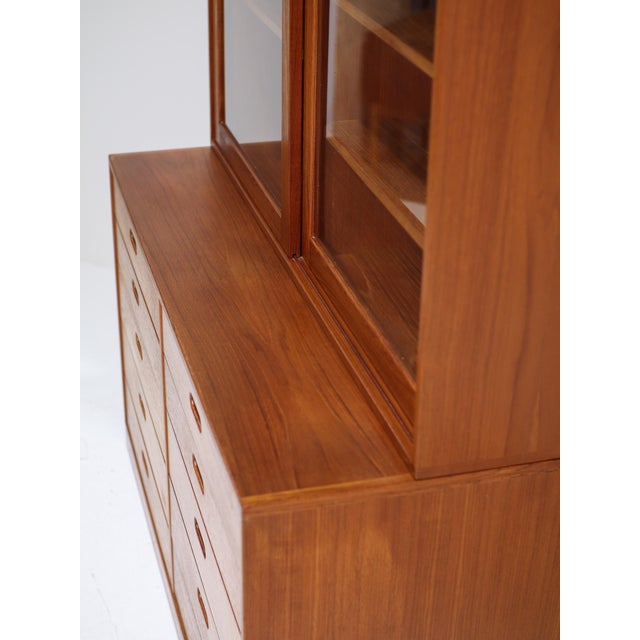 Display Cabinet with Drawers in Teak from Brouer Møbelfabrik, Denmark, 1960s For Sale - Image 10 of 15
