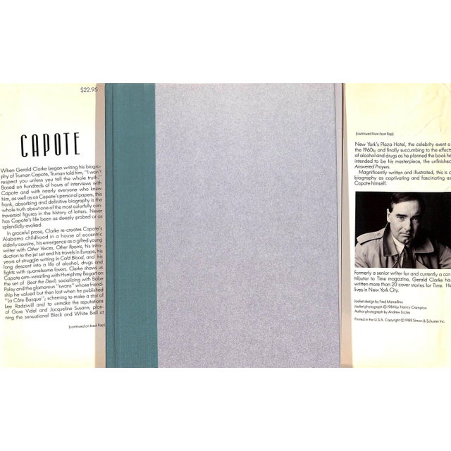 "Capote: A Biography" Book 1988 Clarke, Gerald For Sale In New York - Image 6 of 8