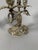 Pair of Rococo Style Silvered Bronze Candelabra, 19th Century, Louis XV Style For Sale - Image 6 of 11