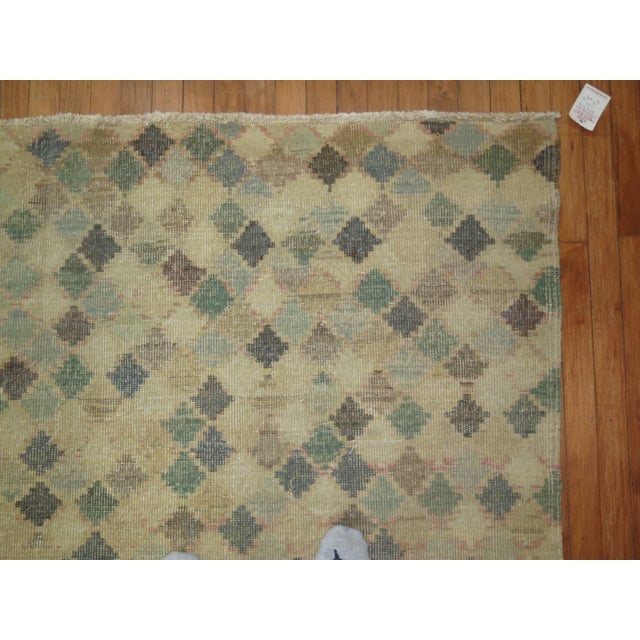 1940s Turkish Deco Rug - 2'5" x 9'8" For Sale - Image 4 of 18