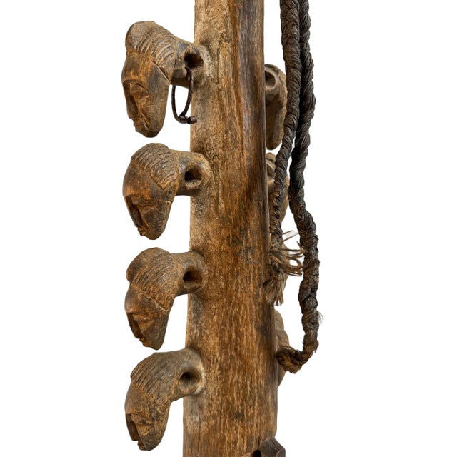 Vintage Old Baule African Male Female Fertility Figure For Sale - Image 4 of 12
