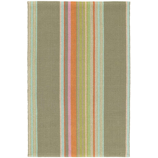 Dash & Albert by Annie Selke Stone Soup Woven Cotton Rug, 8' 6" x 11' 6" For Sale In Boston - Image 6 of 6